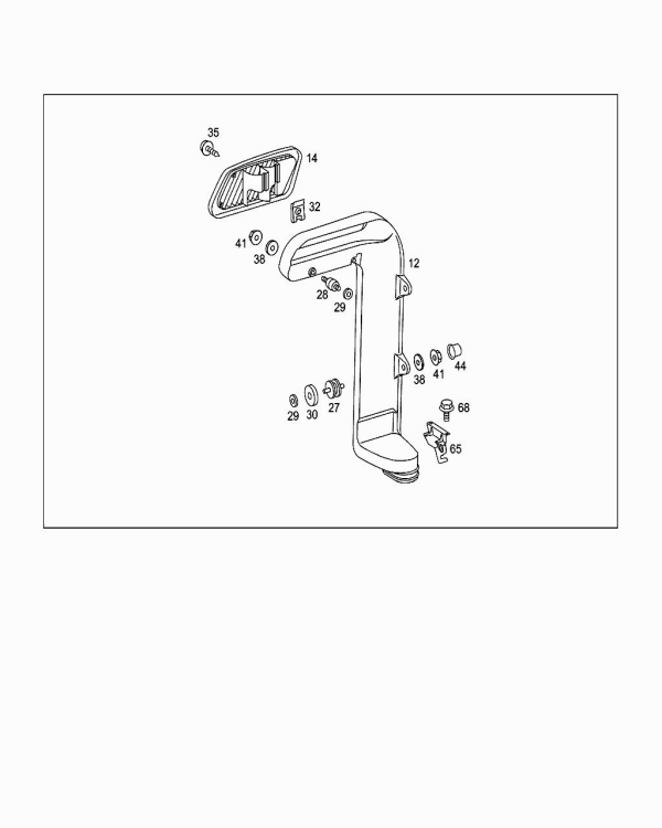 Conducta filtru aer in spatele cabinei Axor (poz.12)