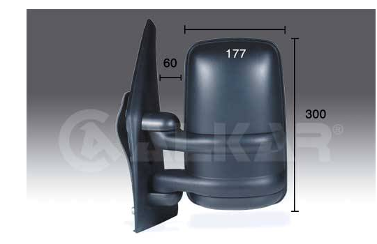 Oglinda Renault Master II (99-03) manuala