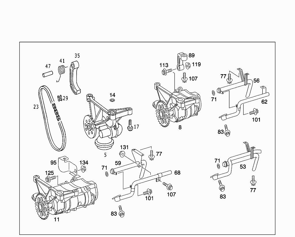 Pompa ulei motor 2,7 CDI