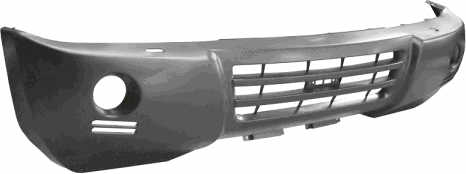 Bara fata Mitsubishi Pajero III (proiectoare ceata rotunde)