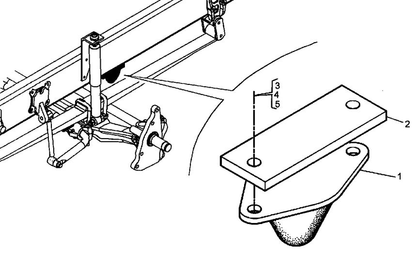 Tampon arc fata Renault Midlum