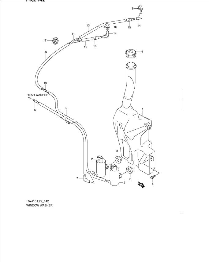 Rezervor spalare parbriz Suzuki SX4