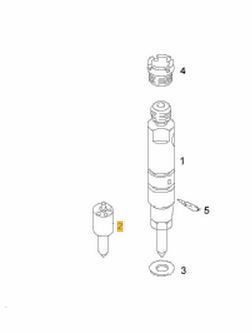 Diuza injector Man motor 4580 cmc D0834