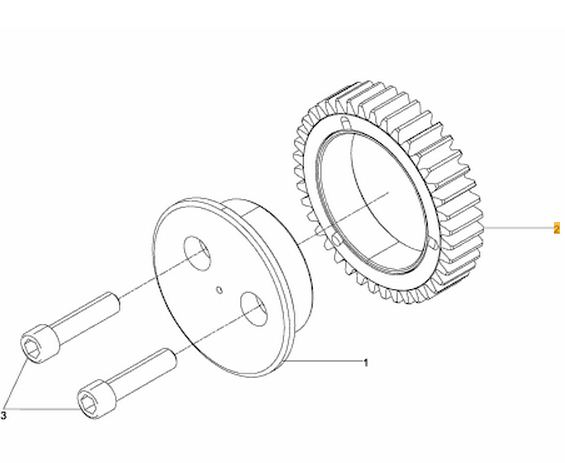 Pinion distributie motor Man 4.6TD dupa 2005