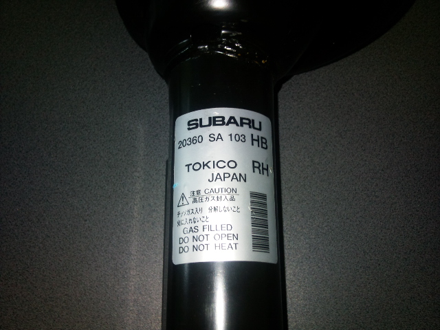 Amortizor cu compensator  punte spate Subaru Forester II 