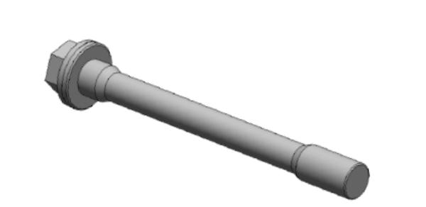 Bulon M24X2X220 suport perne aer punte spate Mercedes Tourismo O350