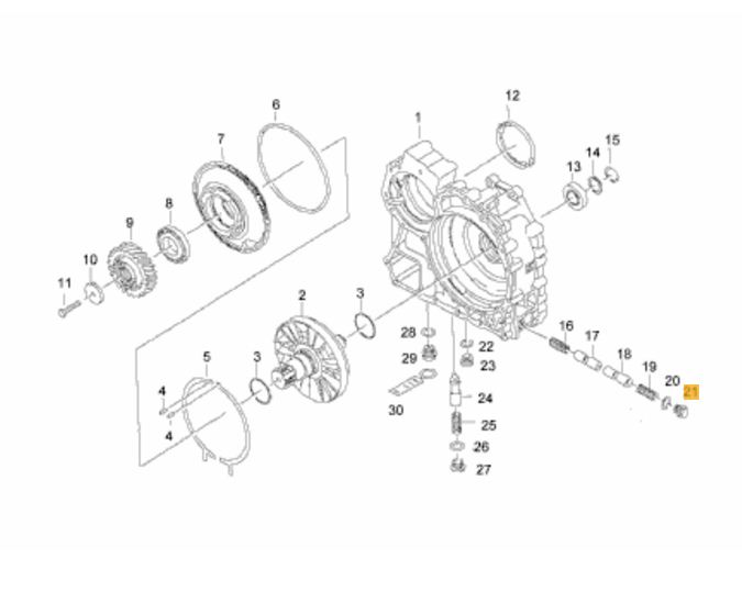 Stator intarder Man TGA Man Lion Neoplan Tourliner (poz.7)