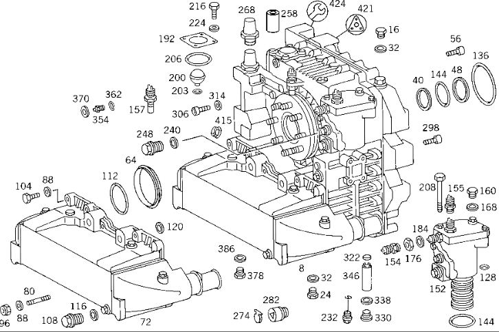 Kit reparatie garnituri retarder Voith Mercedes Tourismo O350 (poz.421)