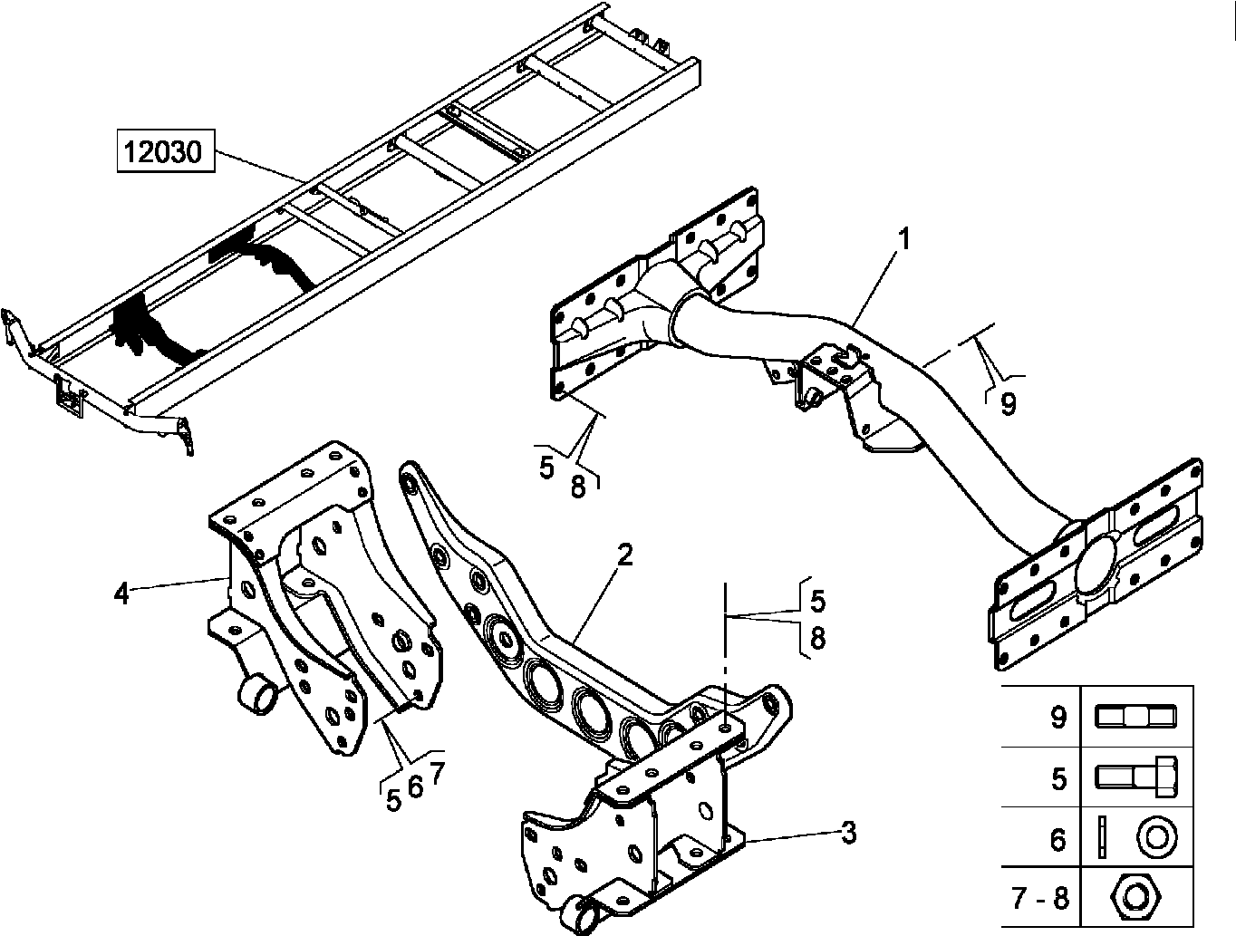 Traversa motor Renault Mascott (poz.2)