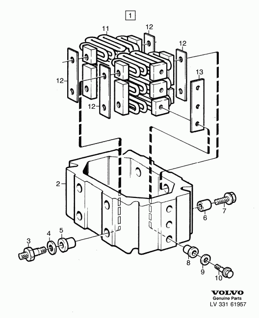 Rezistenta preincalzitor motor Volvo FL6 (poz.11)