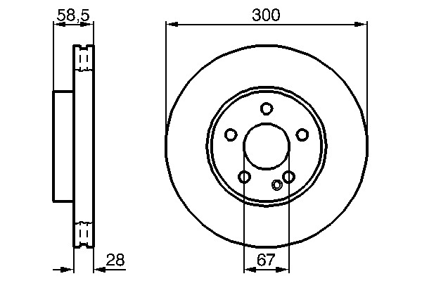 Disc frana fata Vito II