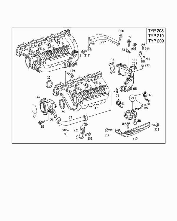 Supapa EGR 2.7 CDI (poz.47)