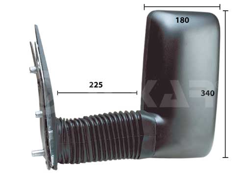 Oglinda exterioara manuala cu brat lung de 225 mm Iveco Daily III