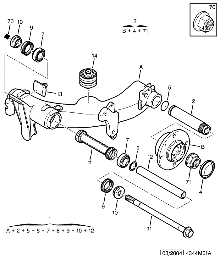 Tampoane suprasarcina punte spate Citroen C5 II