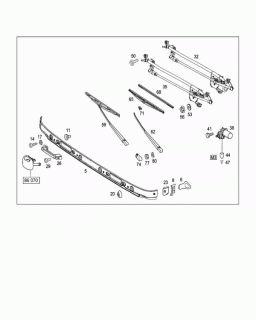 Mecanism stergatori parbriz MB Axor (poz.32)