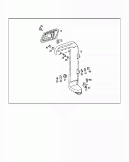 Conducta filtru aer in spatele cabinei Axor (poz.12)