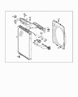 Radiator racire  motor  Axor