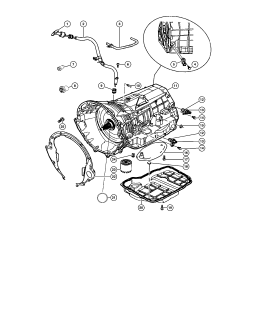 Baie ulei cutie viteza Grand Cherokee (poz.20)
