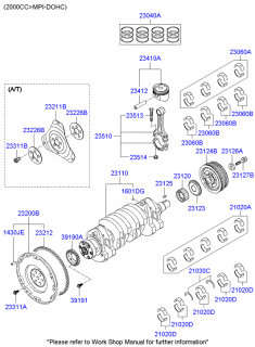 Set segmenti STD motor 2.0 CRDI (per piston)