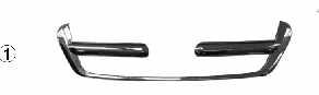 Ornament cromat grila radiator Honda CRV II 