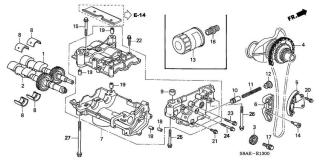 Kit lant pompa ulei motor 2,0 Honda