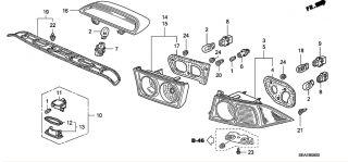 Lampa spate pe capota spate Honda Accord VIII