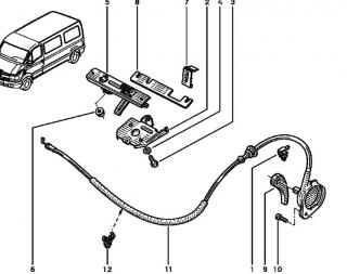 Broasca capota Renault Master (poz.2)
