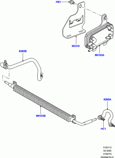 Radiator combustibil Land Rover