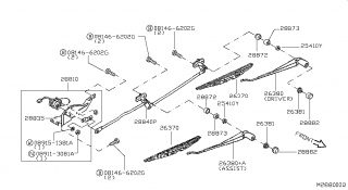 Motor stergatori parbriz Nissan Cabstar