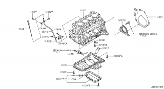 Senzor nivel ulei motor 3,0 DDTi Nissan (poz.11145)