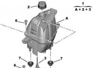 Vas expansiune cu senzor Peugeot Boxer 