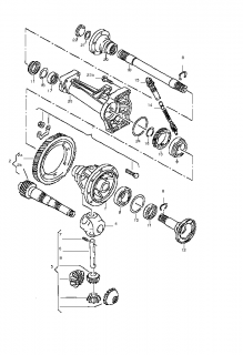 Pinion atac+coroana 84/17 cutie viteza Vw Transporter T4 (poz.2)