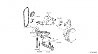 Sorb pompa ulei motor 2,0 dCi Nissan