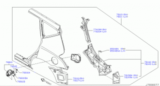 Aripa spate Nissan Murano