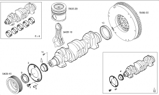 Arbore cotit STD motor 3,0 D Iveco