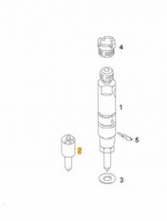 Diuza injector Man motor 4580 cmc D0834