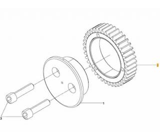 Pinion distributie motor Man 4.6TD dupa 2005