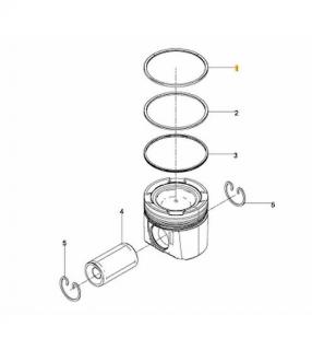 Set segmenti  piston STD  motor 12,4TD D2676