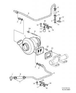 Turbina motor Volvo 12,2TD autocar B12B