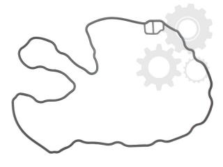 Garnitura capac chiuloasa motor Renault,Volvo 12.8 DXi