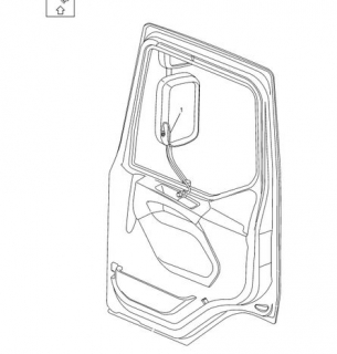 Senzor temperatura exterioara in oglinda Volvo FL