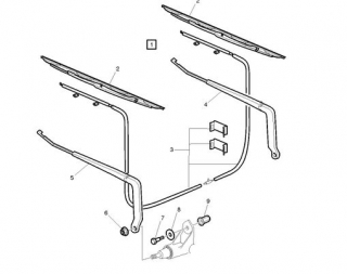 Brat stergator parbriz Volvo FL
