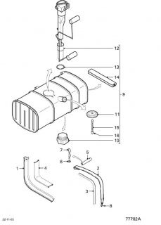 Sonda litrometrica rezervor Daf LF45 (poz.12)