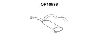 Toba esapament finala Renault Trafic/Opel Vivaro