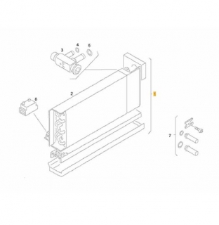 Evaporator clima autobuz Man A20 City Lion 