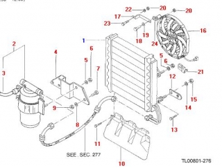 Ventilator racire radiator clima Nissan Cabstar E (poz.16)
