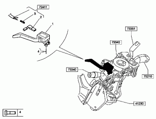 Comutator retarder Renault Premium III Kerax II Midlum II (poz.1)