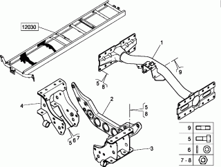 Traversa motor Renault Mascott (poz.2)