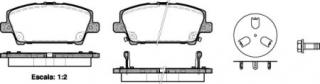 Placute frana fata Honda  Civic VIII 
