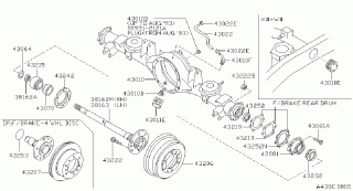 Planetara punte spate Nissan Patrol Y 60 (poz.38162M)